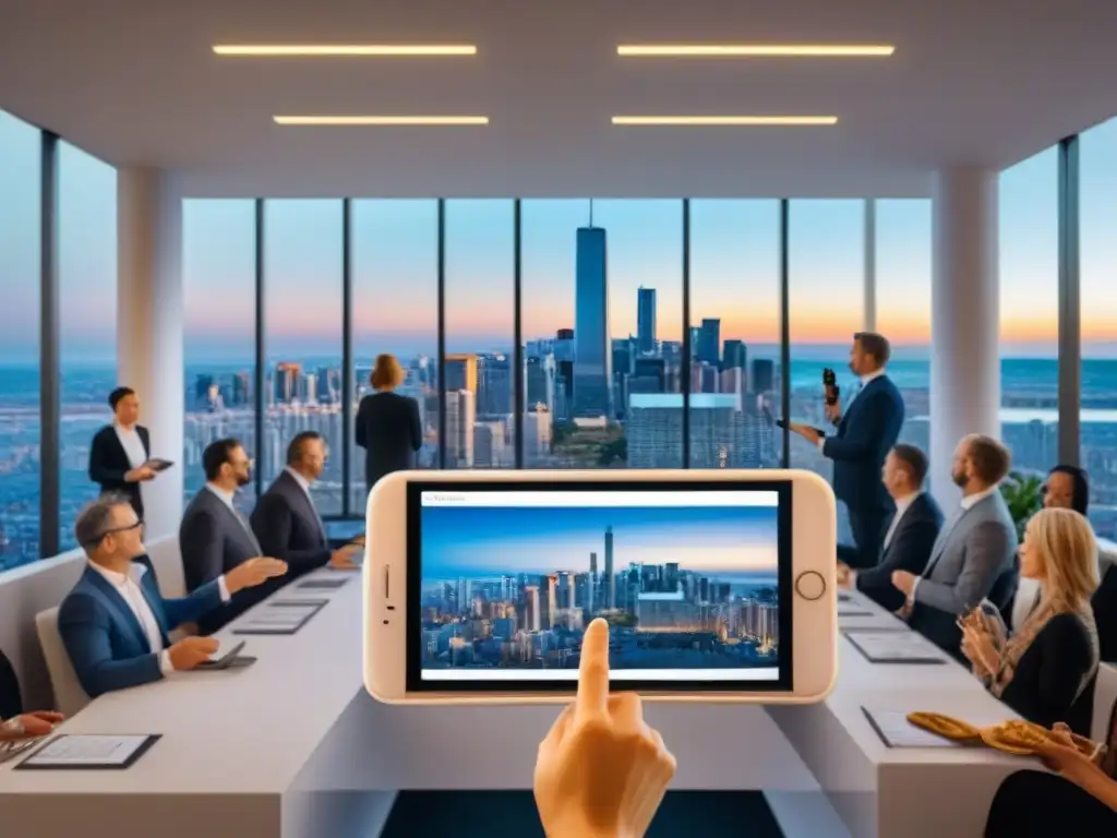 Subasta de propiedades: online vs Una imagen que muestra la diferencia entre subastas inmobiliarias online y presenciales, destacando las ventajas de cada método