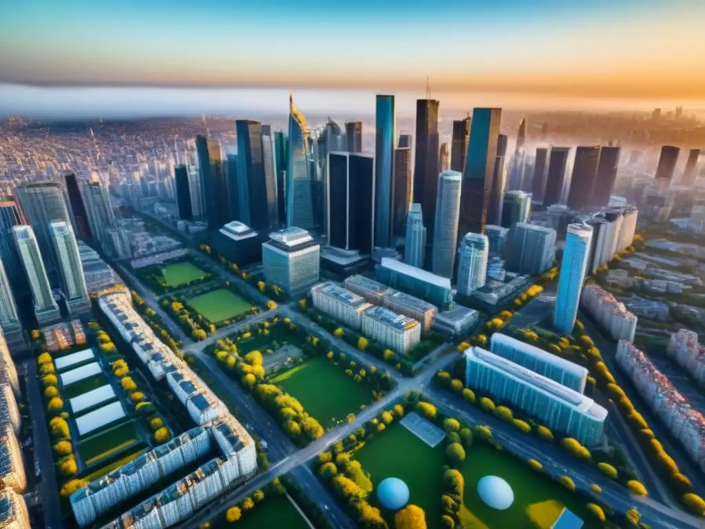 Vibrante ciudad: mercado inmobiliario y estímulo monetario Impacto del quantitative easing en el mercado inmobiliario: la ciudad bulliciosa y moderna rebosa energía y desarrollo