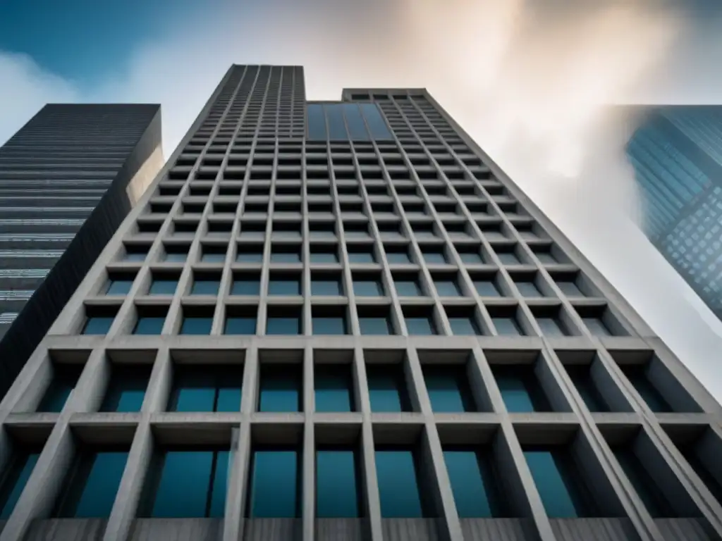 Monumento brutalista: elegancia en concreto Imponente arquitectura brutalista destaca en el mercado inmobiliario urbano