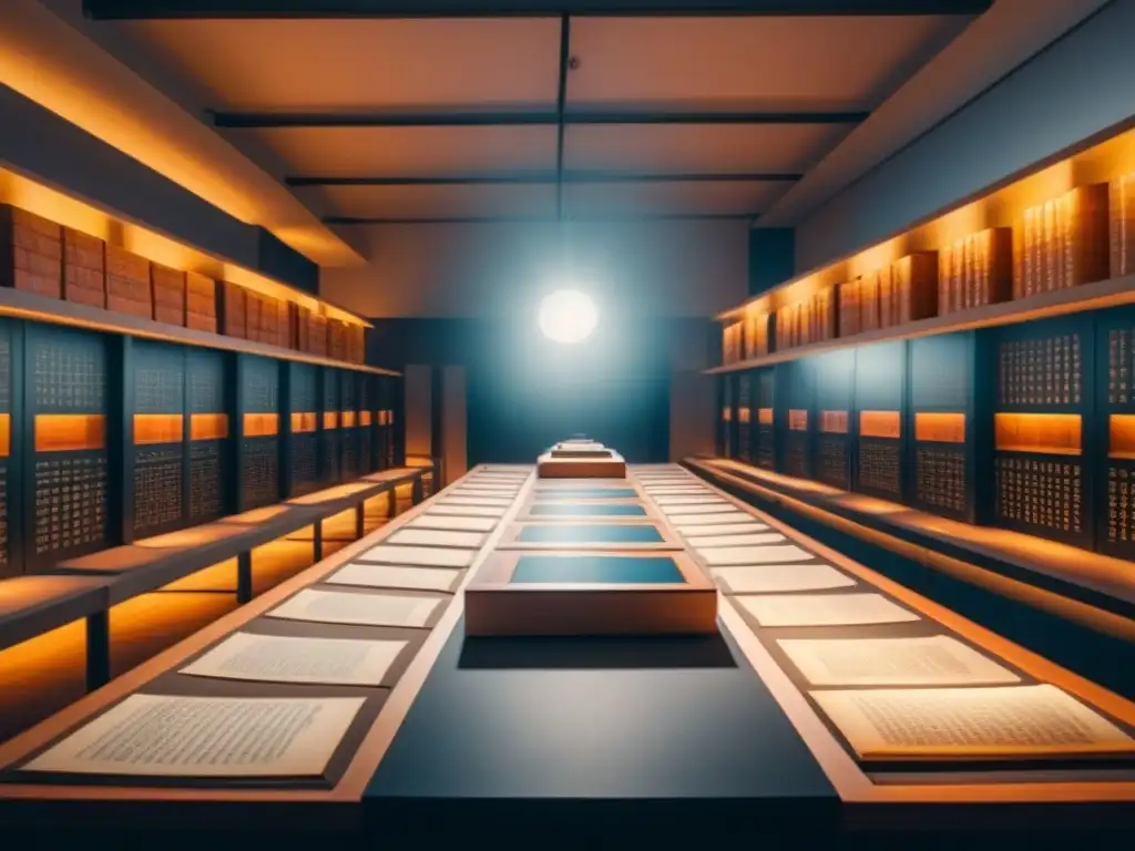 Digitalización de manuscritos antiguos en alta tecnología Importancia documentación archivo conservación patrimonial: Escaneo de manuscritos y artefactos antiguos en una moderna instalación digital