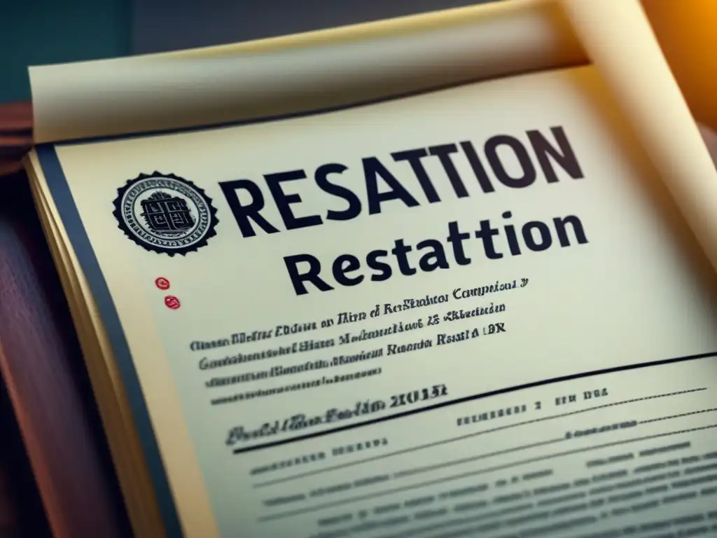 Documentos de título detallados: clave en restauración de propiedades Importancia de estudios de título en restauración de propiedades con documento detallado y edificio histórico al fondo