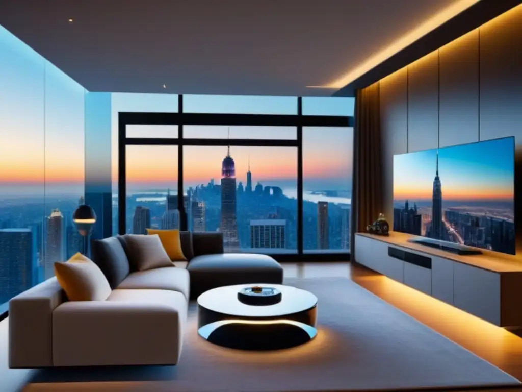 Penthouse de lujo en realidad virtual: fusionando tecnología y elegancia Increíble vista panorámica de penthouse de lujo en una Realidad Virtual en venta inmobiliaria