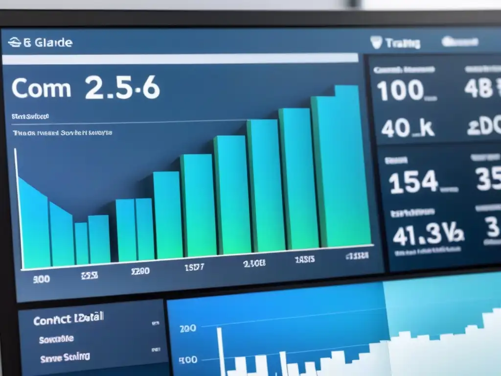 Dashboard CRM inmobiliario: eficiencia y elegancia en 8k Dashboard inmobiliario moderno y sofisticado con las mejores herramientas seguimiento leads inmobiliario