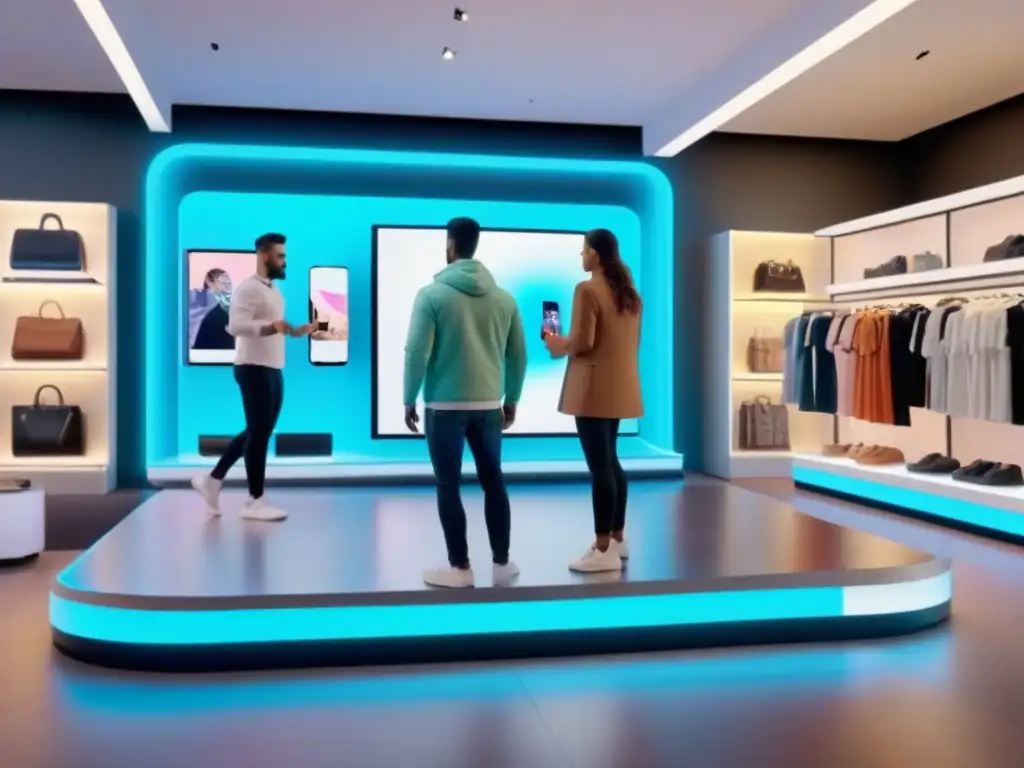Centro comercial del futuro: experiencias de compra con realidad aumentada Integración de tecnología en espacios comerciales: realidades aumentadas transforman la experiencia de compra