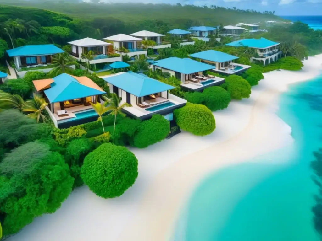 Paraíso tropical en Barbados: villas de lujo frente al mar Inversión inmobiliaria en Barbados: Exclusivas villas frente al mar con piscinas infinitas, colores vibrantes del Caribe y playas de arena blanca
