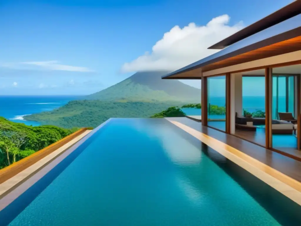 Resort de lujo en la playa en Costa Rica: inversión exclusiva Inversión inmobiliaria en Costa Rica: lujoso resort frente al mar con diseño arquitectónico moderno y exclusivas amenidades