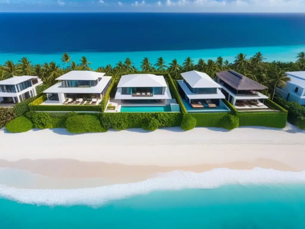 Propiedad de lujo en República Dominicana: inversión exclusiva en el Caribe Inversión inmobiliaria en República Dominicana para extranjeros: lujosa propiedad frente al mar con arquitectura moderna y piscinas infinitas