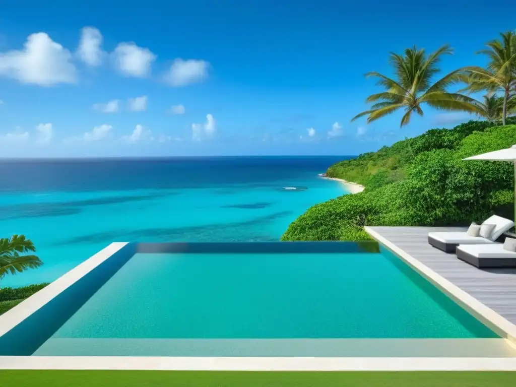 Propiedad de lujo frente al mar en República Dominicana Inversión inmobiliaria en República Dominicana para extranjeros: lujosa propiedad playera con vista al mar y piscina infinita