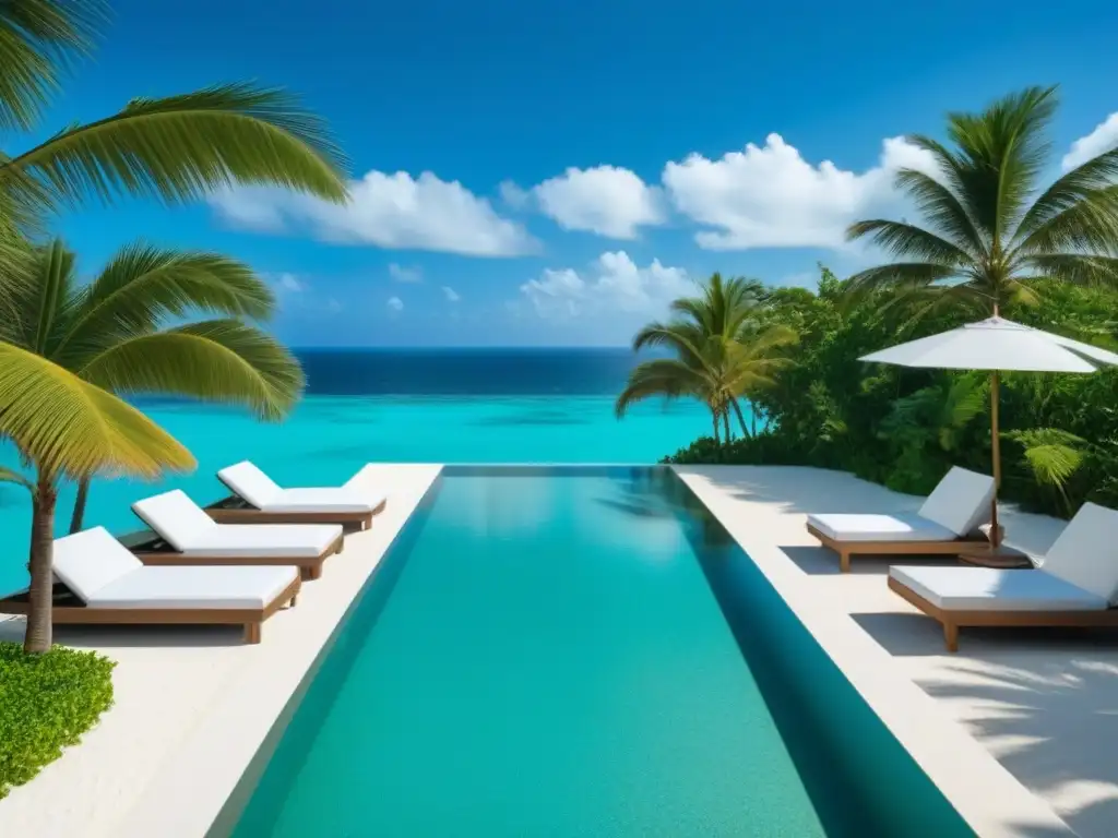 Paraíso caribeño: propiedad de lujo con vista al mar Inversión inmobiliaria en el Caribe: lujosa propiedad frente al mar con diseño moderno y piscina infinita privada