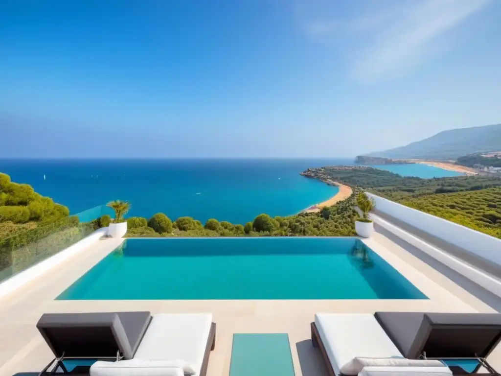 Penthouse de lujo con piscina infinita en Marbella Inversión inmobiliaria: lujoso ático en Marbella con piscina infinita y vistas al mar Mediterráneo