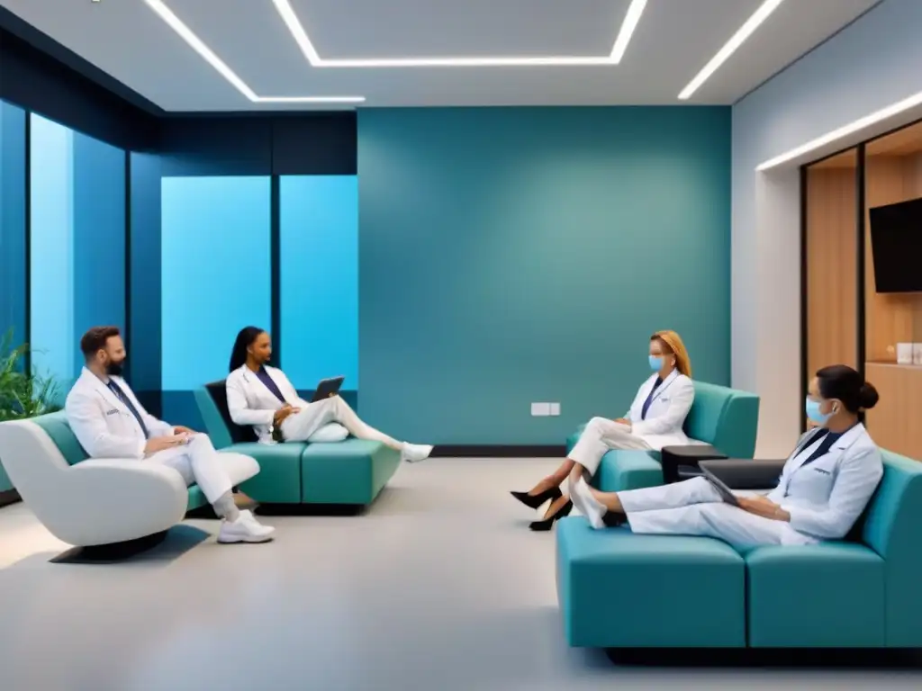 Clínica de rehabilitación de último diseño: expertos en innovación Inversión rentable en centros de rehabilitación: clínica moderna con tecnología avanzada y ambiente profesional