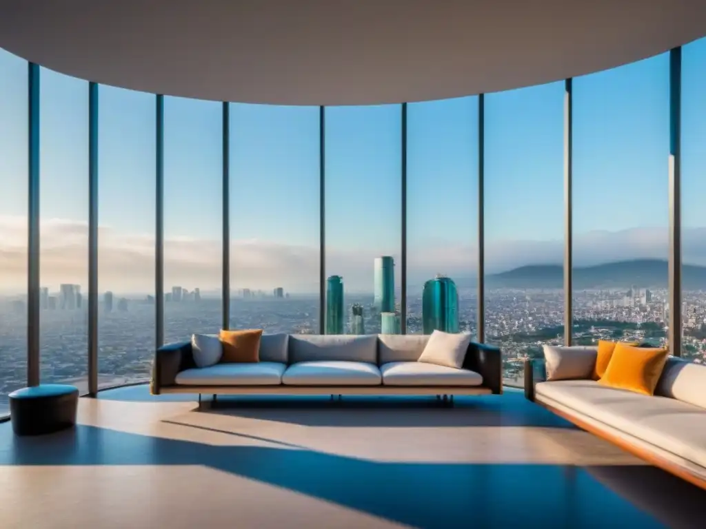 Penthouse de lujo con vistas a la ciudad de México Inversiones inmobiliarias de lujo en México: Penthouse moderno con vista panorámica en la vibrante Ciudad de México