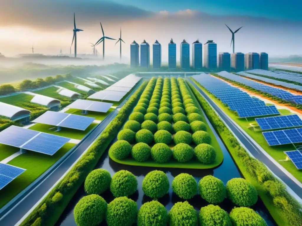 Desarrollo urbano sostenible: armonía entre naturaleza y tecnología Inversiones inmobiliarias sostenibles y rentables: Integración perfecta de tecnología y naturaleza en un desarrollo urbano eco-friendly