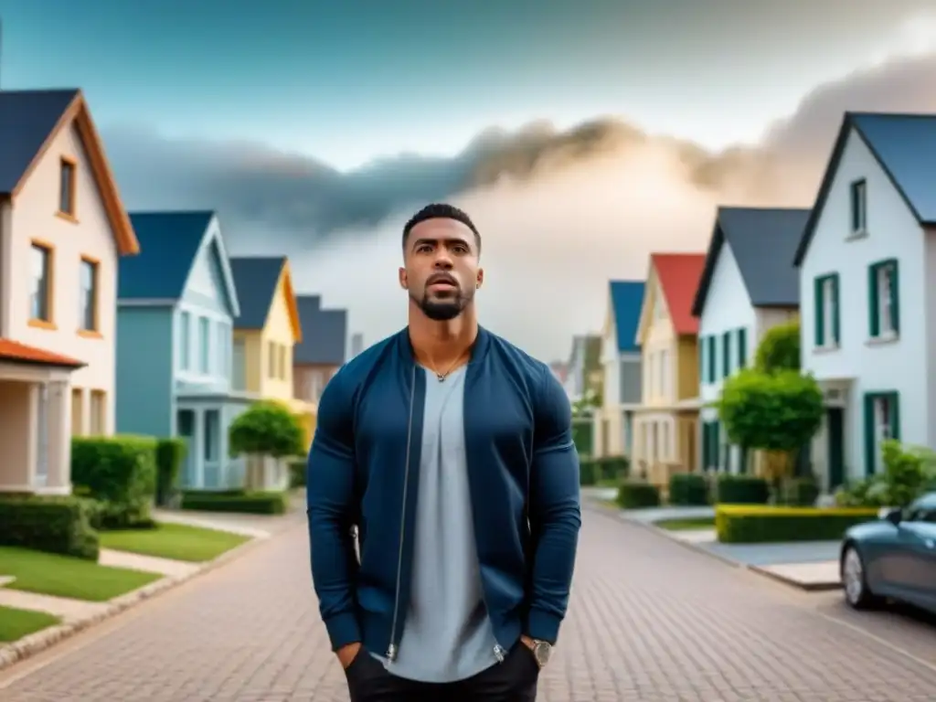 Errores comunes en inversiones inmobiliarias: ¡Evítalos y aprende! Joven confundido por errores comunes inversión inmobiliaria principiantes