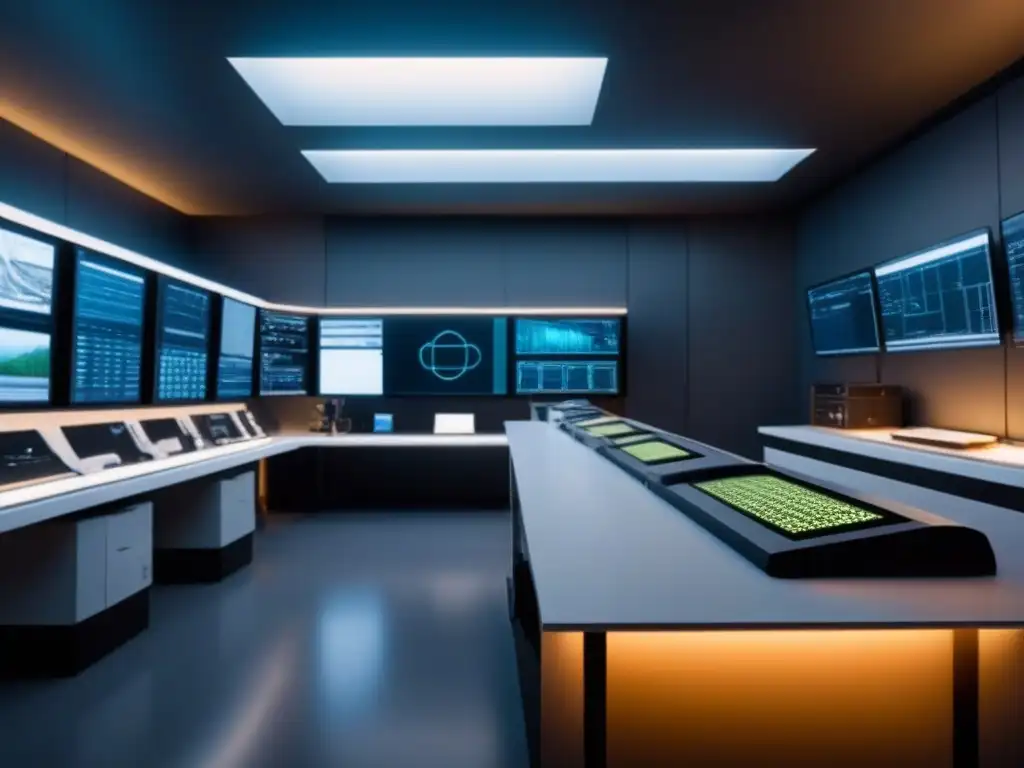 Lab digital de conservación: tecnología avanzada preservando historia Un laboratorio futurista de conservación digital de espacios históricos con tecnología avanzada y un equipo colaborativo diverso
