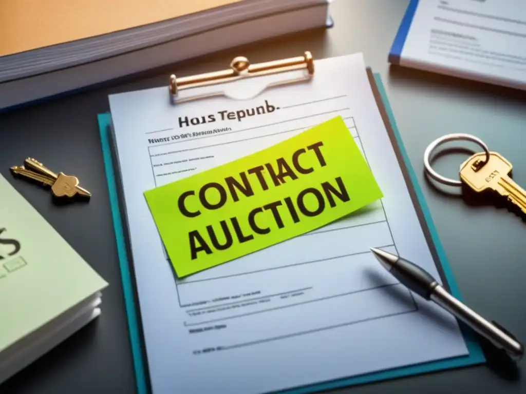 Checklist para subasta inmobiliaria: elementos esenciales de preparación Lista de verificación moderna para preparación de subasta inmobiliaria