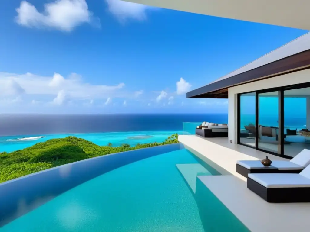 Propiedad de lujo con vista al mar: inversión vacacional ideal Vacation rental de lujo con vista al mar turquesa, piscina infinita y diseño elegante