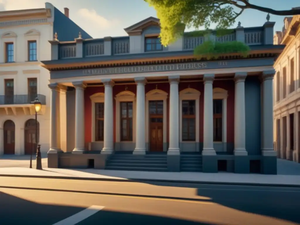 Restauración histórica: Detalles arquitectónicos en 8k Majestuoso edificio histórico restaurado con detalles arquitectónicos, muestra éxito de Incentivos fiscales restauración histórica