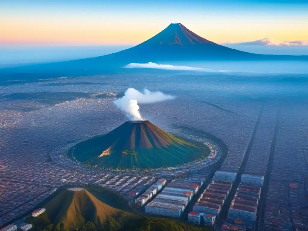 Espléndida panorámica de Guatemala City: modernidad y volcanes Invierte en el mercado inmobiliario de Guatemala con esta vista aérea de la vibrante ciudad