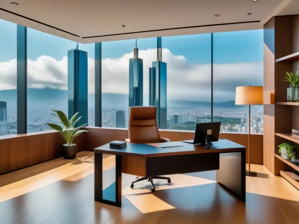 Oficina de abogados en CDMX: Diseño moderno y tradicional Oficina legal moderna en CDMX con toques mexicanos y diseño contemporáneo