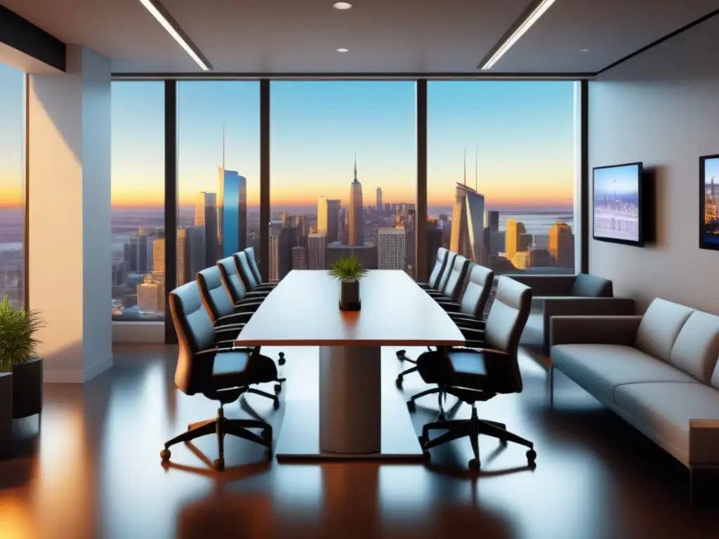 Oficina moderna de seguros con diversidad y eficiencia Una oficina de seguros de propiedades comerciales bulliciosa y moderna, con profesionales diversos en plena renovación