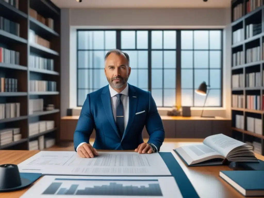 Oficina de tasador inmobiliario moderno en 8k Oficina de valuador inmobiliario moderna y luminosa, con avalúos hipotecarios