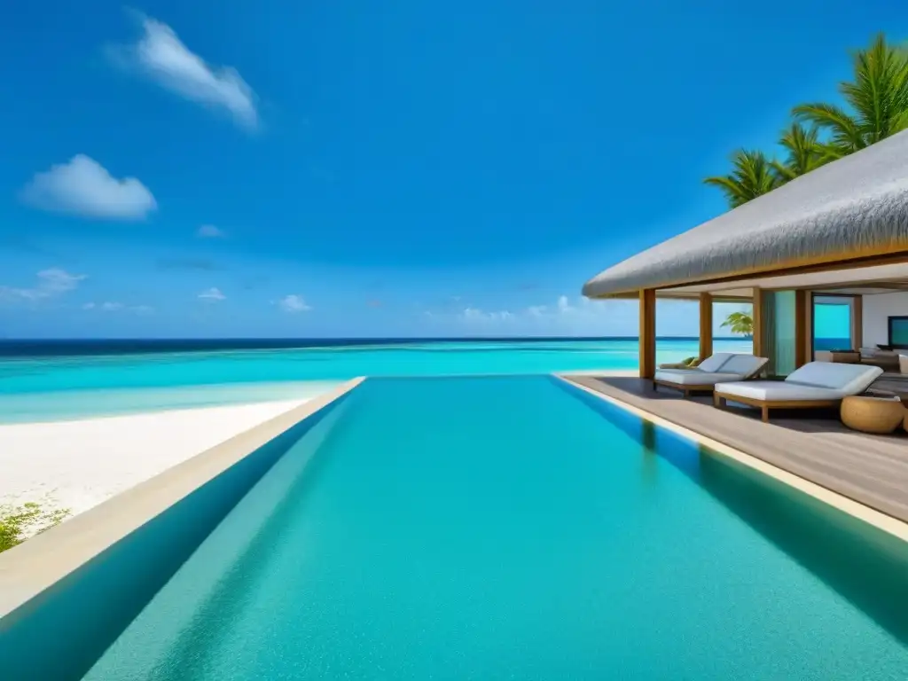 Propiedad de lujo en Las Bahamas: moderna arquitectura frente al mar Un paraíso de inversión inmobiliaria en Las Bahamas: lujosa propiedad frente al mar con piscina infinita y diseño moderno