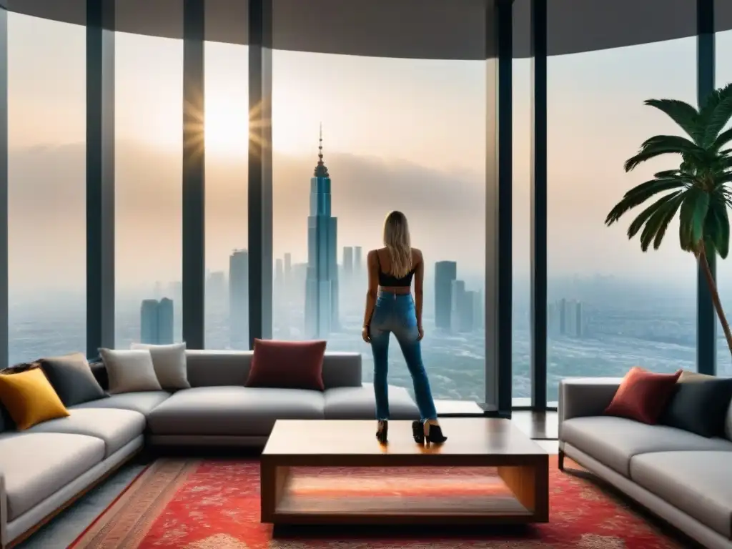 Penthouse de lujo en ciudad emergente: inversión exclusiva Penthouse de lujo en mercado emergente, con vista urbana y diseño contemporáneo
