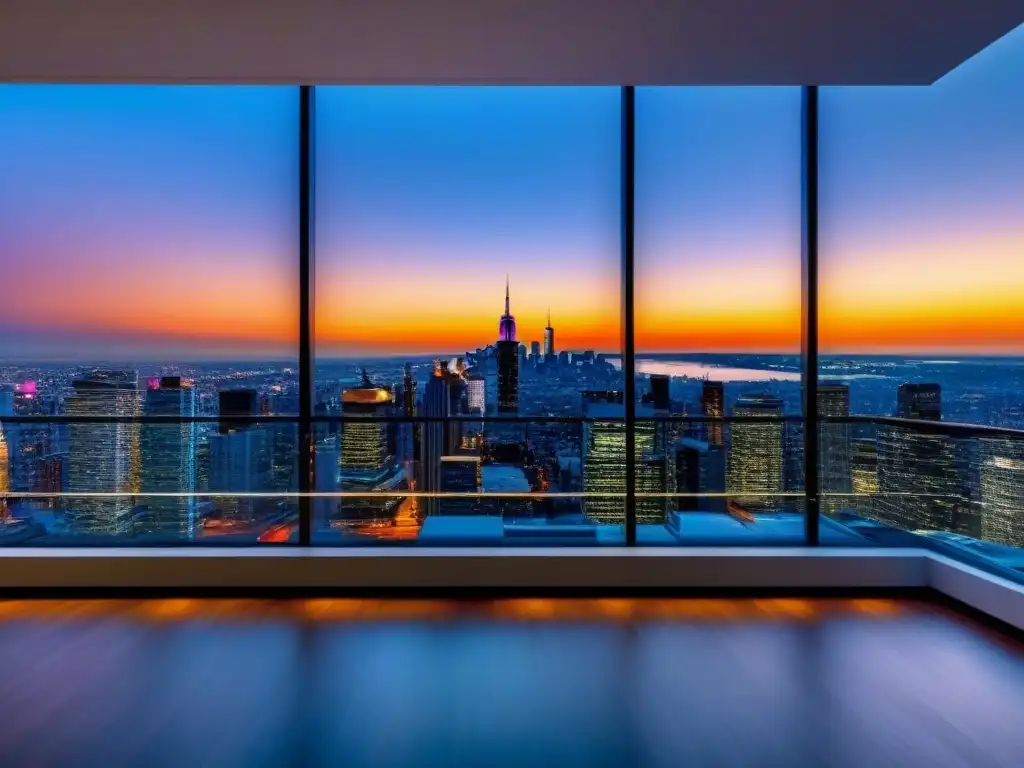 Penthouse de lujo con diseño moderno en ciudad vibrante Penthouse moderno con diseño elegante y tecnología Blockchain en comercialización inmobiliaria