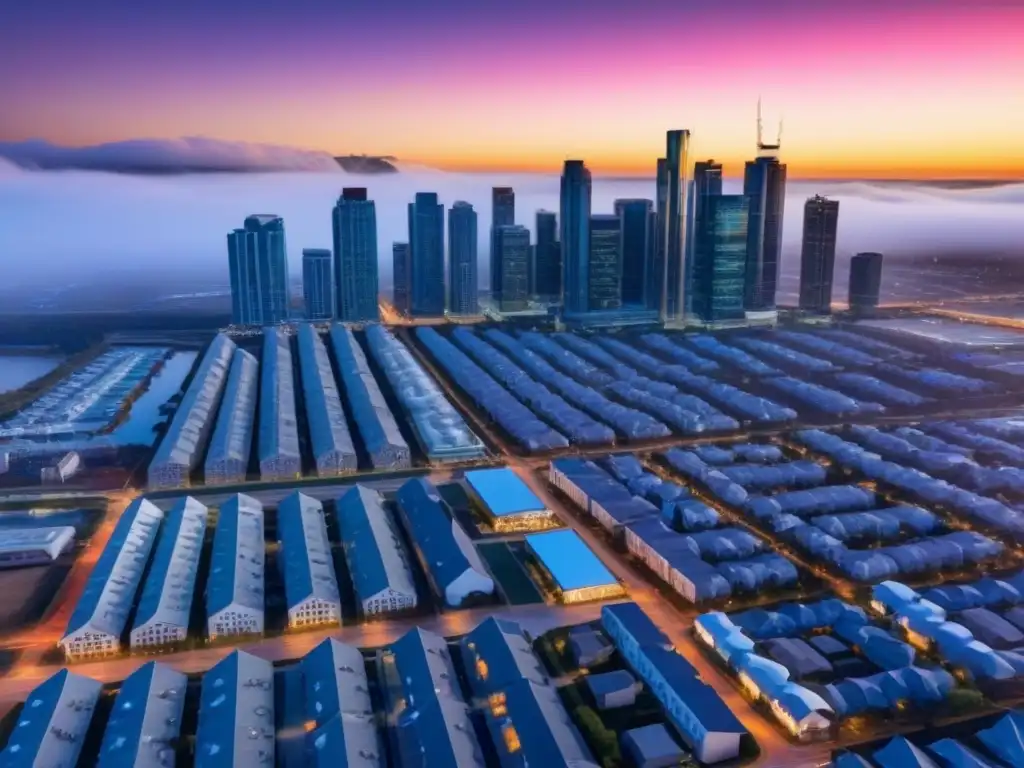 Portafolio inmobiliario diversificado: ROI, alquiler y apreciación Portafolio inmobiliario diversificado en interfaz digital moderna