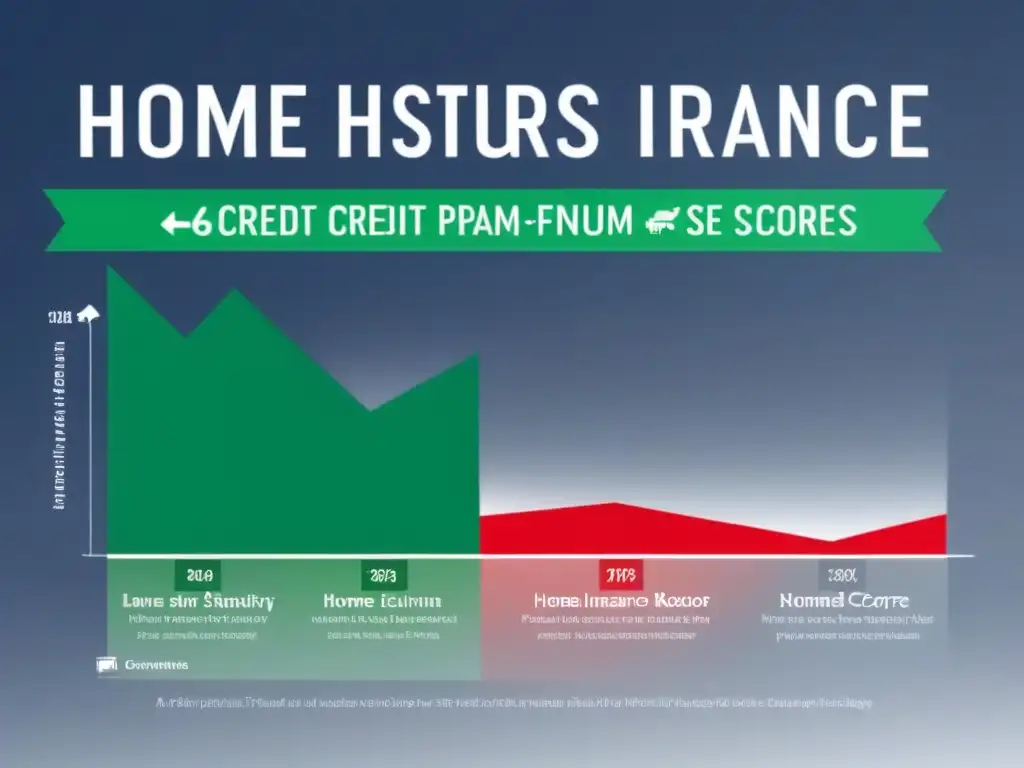 Comparación seguros de hogar según puntaje crediticio Comparación de primas de seguro de vivienda según historial crediticio