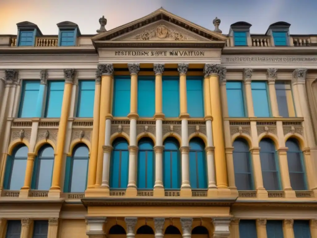 Restauración detallada: historia y modernidad en armonía Profesionales restaurando y adaptando edificio histórico, respetando normativa adaptación edificios históricos