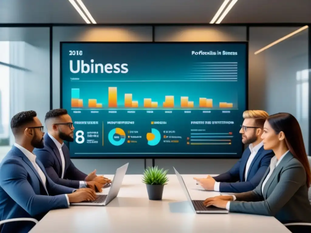 Profesionales en acción: Planificación ante interrupciones inesperadas Profesionales en oficina moderna planificando estrategia ante interrupciones