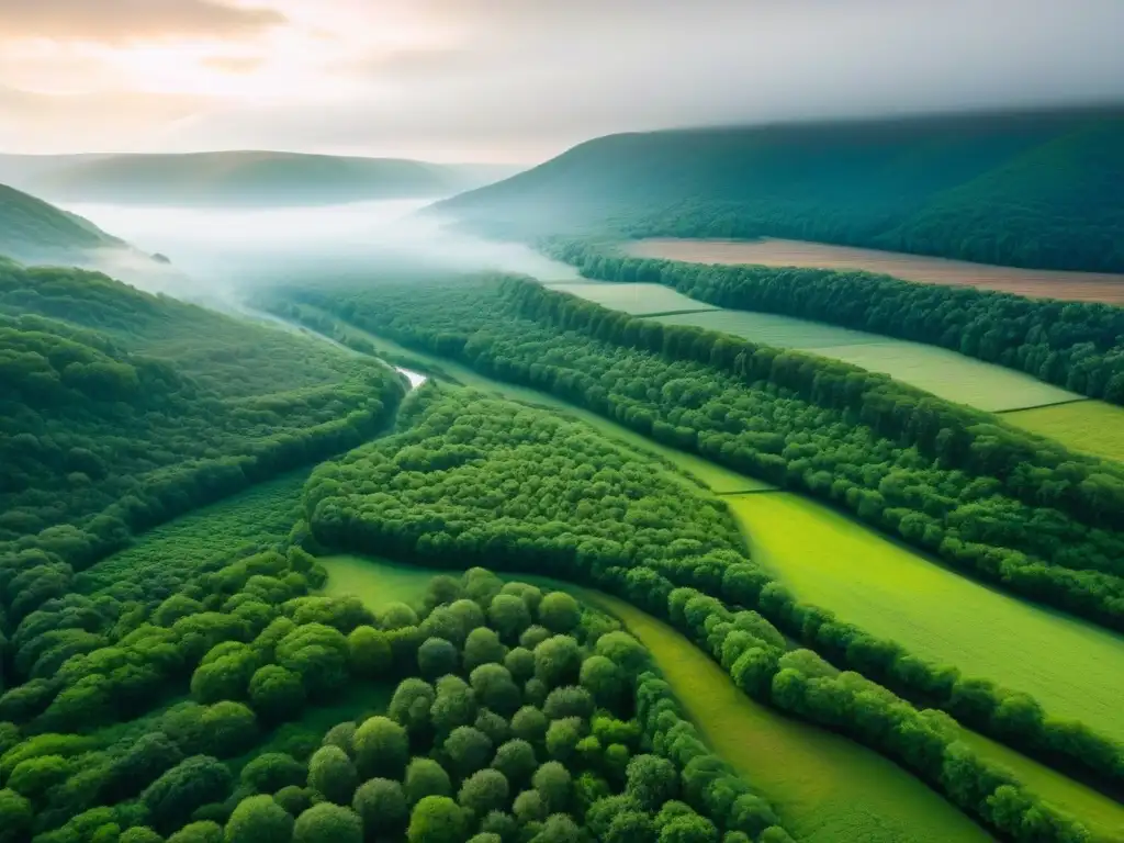 Maravilloso paisaje natural con profesionales preservando el suelo Profesionales preservan suelos en paisajes naturales, restaurando la naturaleza con esmero