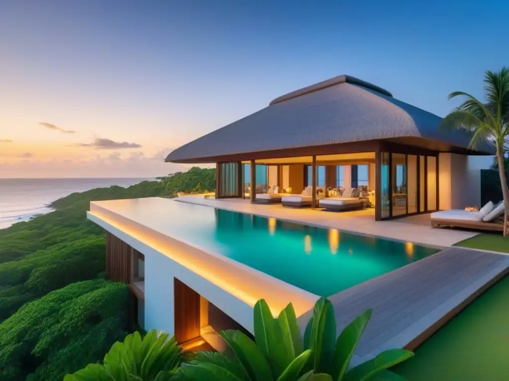 Mansión de lujo con vista al mar en México: inversión exclusiva Propiedad de lujo en destino turístico en México con diseño moderno, piscina infinita y vista al mar