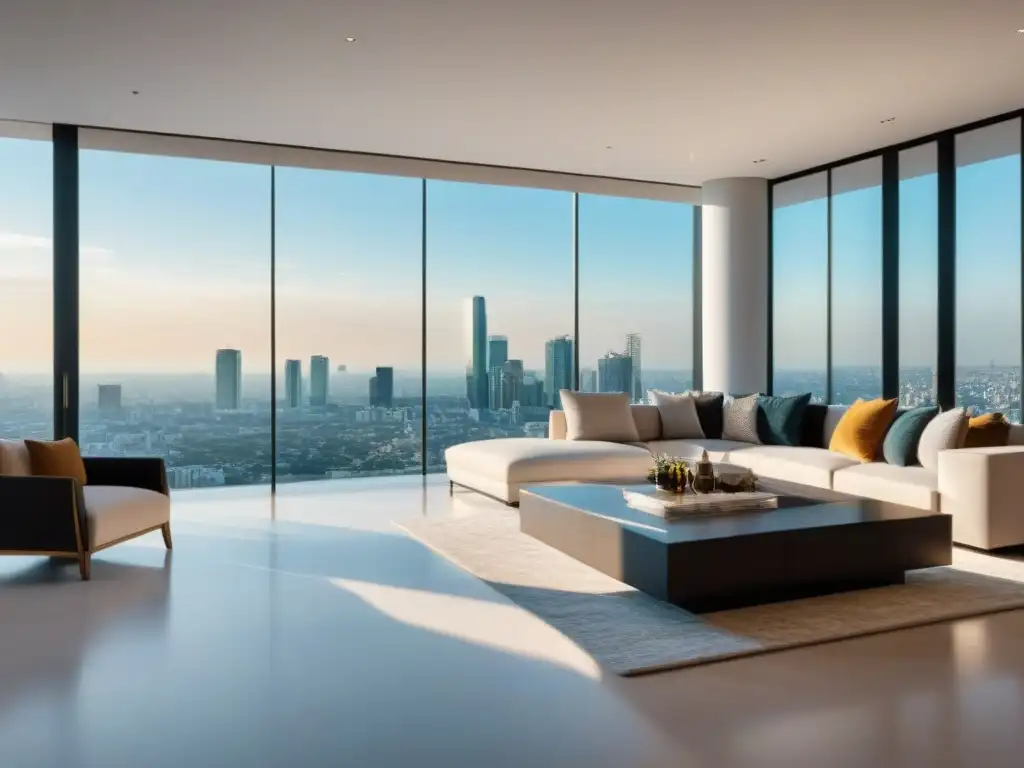 Penthouse de lujo en CDMX: diseño moderno y elegante con vistas panorámicas Inversión propiedades lujo alta gama: Lujoso penthouse moderno en CDMX con vistas panorámicas y terraza privada con jacuzzi