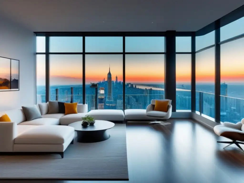 Penthouse de lujo con vista panorámica en ciudad emergente Inversión en propiedades de lujo en mercados emergentes: Penthouse moderno con vistas panorámicas y diseño elegante