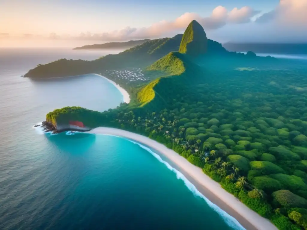 Costa de Trinidad al atardecer: lujo y naturaleza caribeña Puesta de sol en Trinidad: inversión inmobiliaria en Trinidad y Tobago