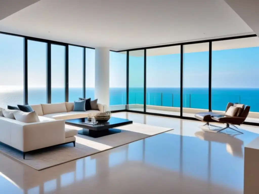 Penthouse de lujo con vista al mar Mediterráneo y diseño contemporáneo Residencia de lujo con vista al mar Mediterráneo, diseño moderno y elegante
