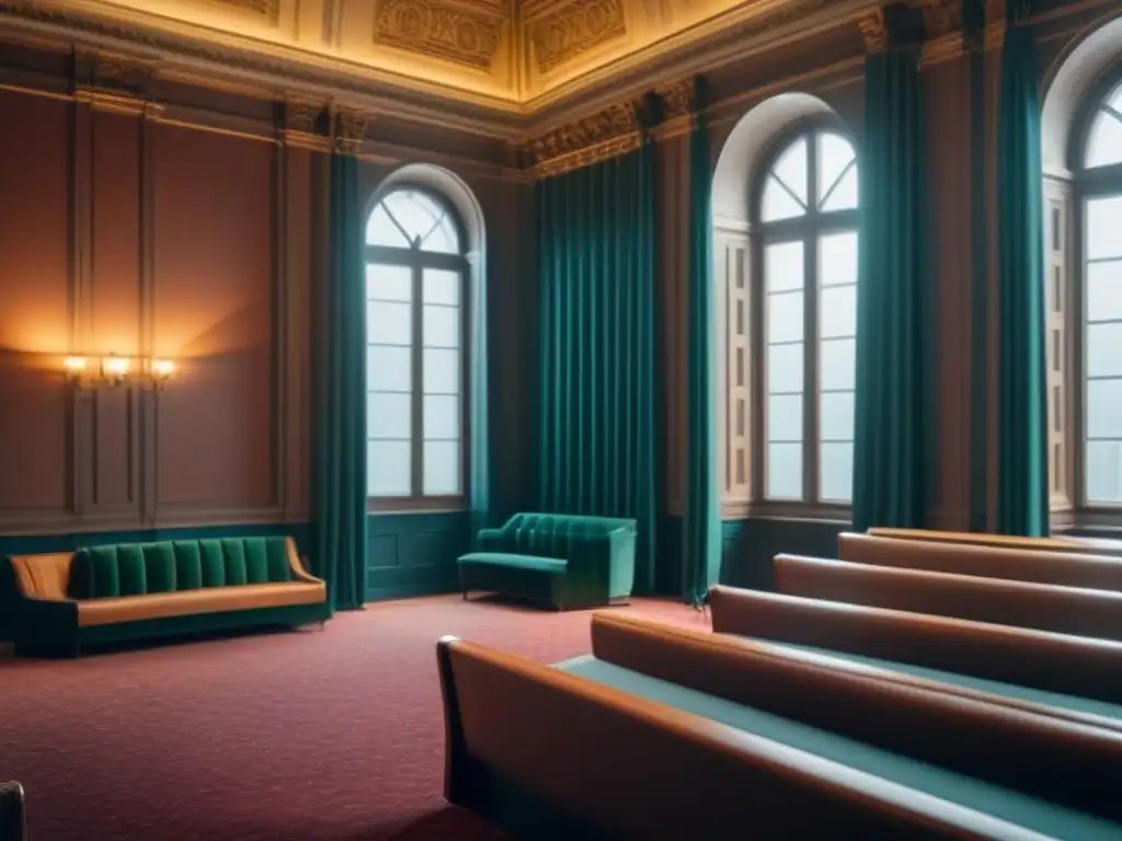Acústica moderna en edificio histórico: fusión perfecta La restauración acústica en edificios históricos modernos: paneles integrados con elegancia en un interior histórico renovado