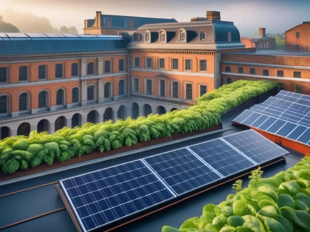 Restauración histórica con tecnología sostenible: la fusión perfecta Restauración de edificio histórico con tecnologías sostenibles para minimizar la huella de carbono