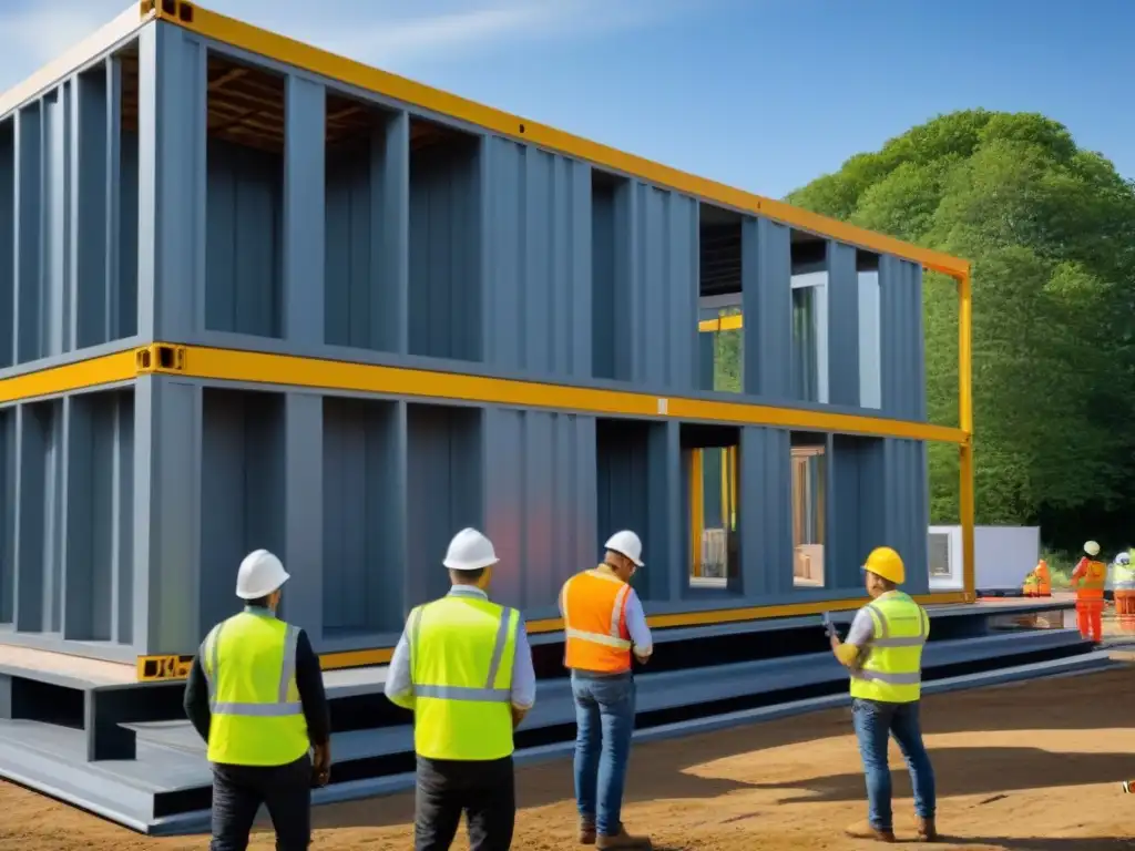 Restauración eficiente con sistema modular futurista La restauración innovadora de inmuebles con soluciones prefabricadas