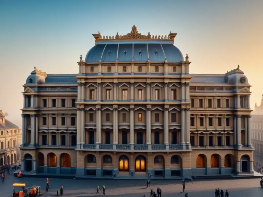 Restauración de edificio histórico en 3D: detalle en 8k Restauración de propiedad histórica con impresión 3D de fachada detallada supervisada por ingenieros y arquitectos en la ciudad