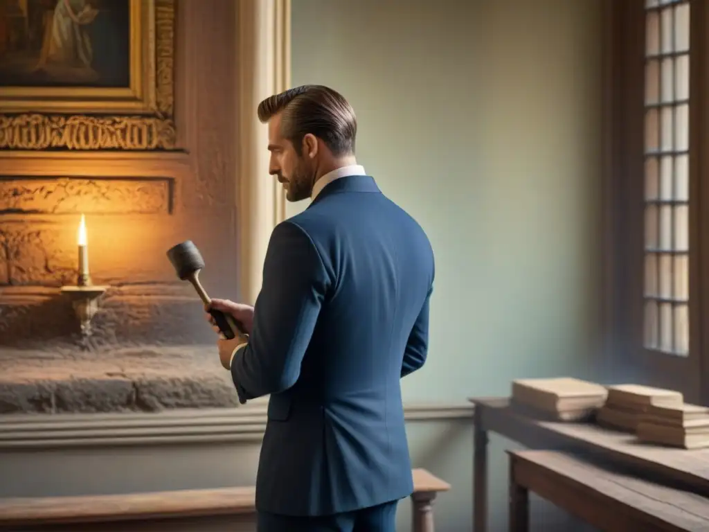 Restauración experta de edificio histórico: pasado y presente se fusionan Restauración de propiedades históricas: expertos restauran muros antiguos con técnicas modernas, fusionando historia e innovación