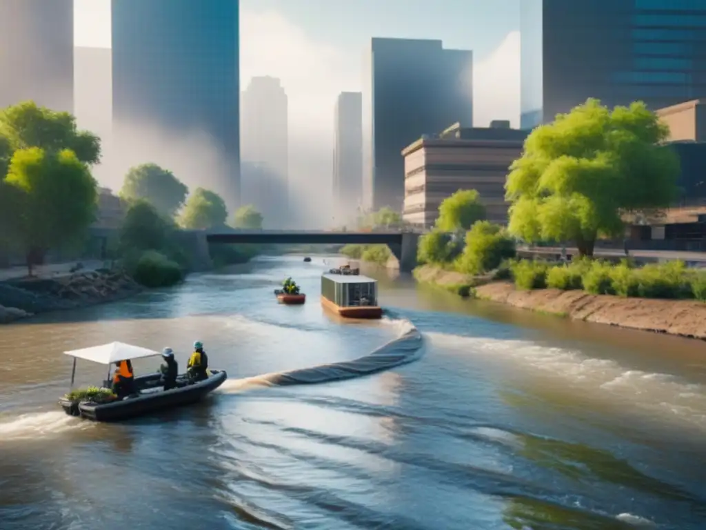 Restauración urbana: innovación eco en río Restauración de ríos urbanos con biodiversidad comunitaria