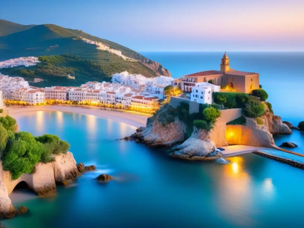 Propiedades lujosas junto al mar en España Inversión en segunda vivienda en España: Lujosas casas con vistas al mar Mediterráneo en un tranquilo pueblo costero