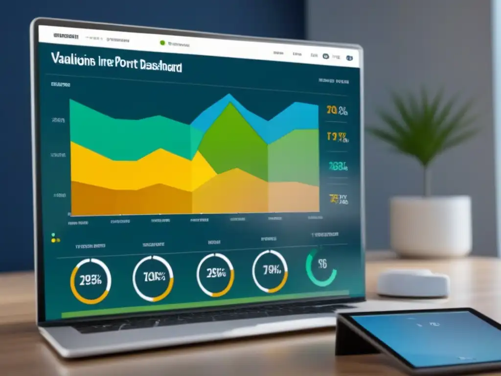 Dashboard de inversión personalizado: datos en tiempo real y gráficos interactivos Tablero digital personalizado con gráficos interactivos y datos de valoración de propiedades en tiempo real