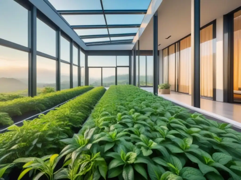 Edificio sustentable: arquitectura verde en 8k Construcción verde: proyecto ecoamigable con paneles solares, vegetación exuberante y amplias ventanas para aprovechar la luz natural