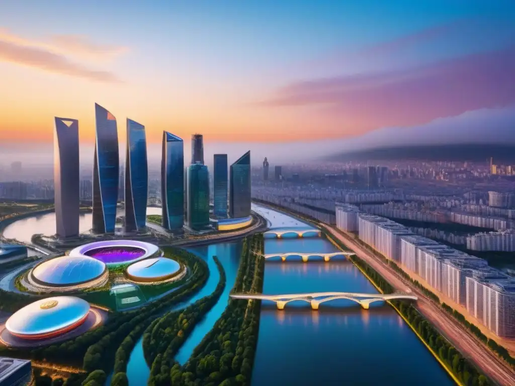 Juegos Olímpicos: Ciudad Futurista en Armonía Vibrante ciudad sede de los Juegos Olímpicos fusiona arquitectura tradicional y moderna, con impacto en mercado inmobiliario