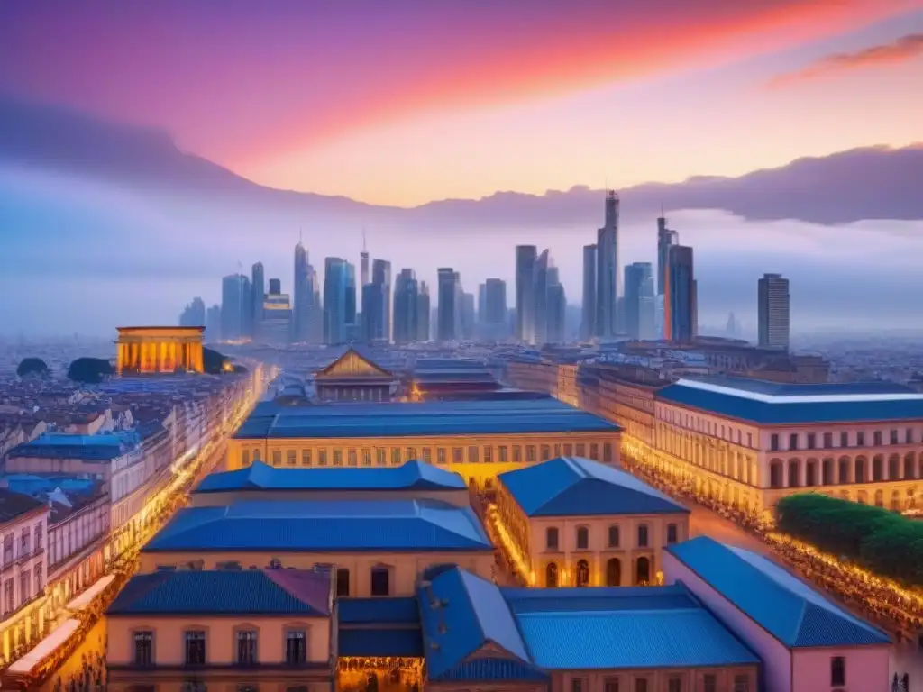 Metrópolis vibrante: fusión urbana de historia y modernidad Un vibrante contraste entre la legislación de patrimonio cultural y el inversor inmobiliario en una ciudad moderna y llena de historia
